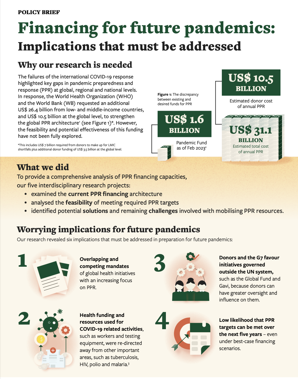 The global functions of health aid: quantifying and closing the ...